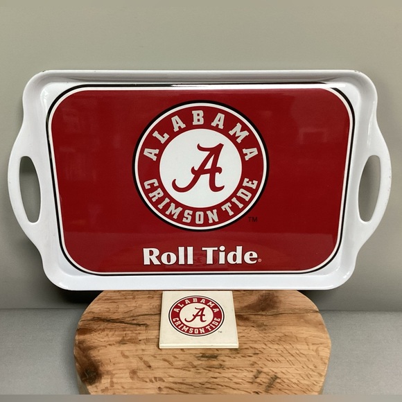 BSI Other - Alabama Crimson Tide College Football Melamine Serving Tray - Roll Tide - Rare